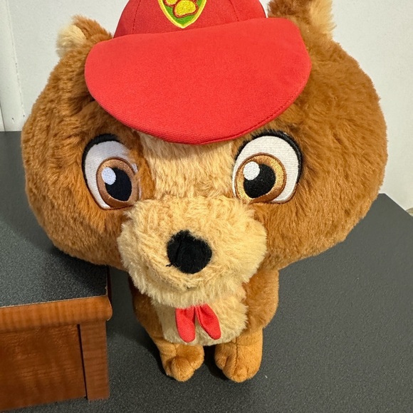 PAW PATROL MIGHTY MOVIE THE ONE AND ONLY CUDLE PILLOW JUNIOR PATROLLER RED 12” - Picture 7 of 10
